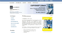 Desktop Screenshot of copy-shop-luebeck.de